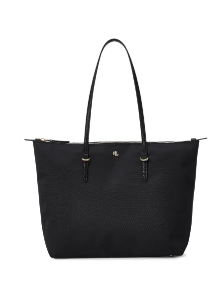 Geantă shopper Lauren Ralph Lauren negru