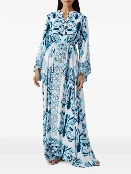 Rochie maxi Melissa Odabash cu imagine alb