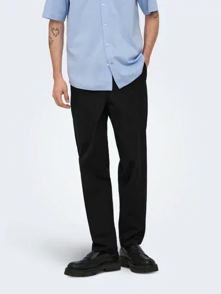 Only & Sons Pantaloni eleganți ONSLAGO' negru