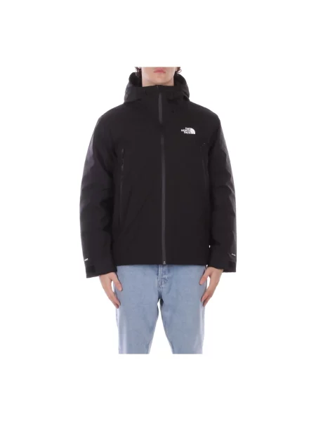 Kurtka The North Face z logo czarna
