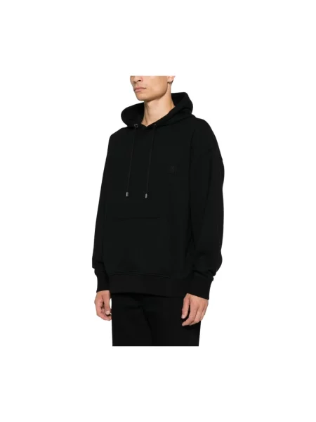 Bluza z kapturem Wooyoungmi z kapturem z logo czarna