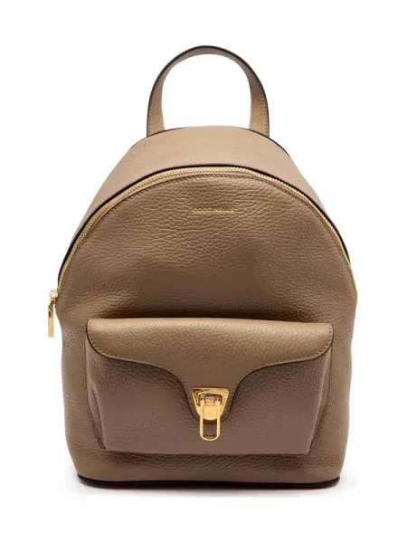 Coccinelle De piele rucsac Beat gri