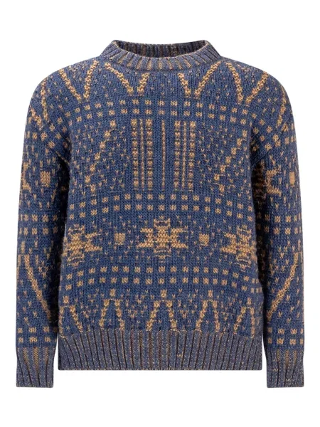 Sweter dziecięcy Golden Goose niebieski