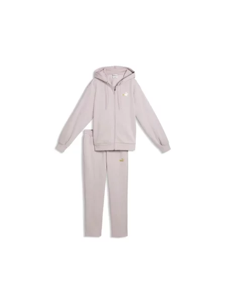 Dres z kapturem Metallic PUMA różowy