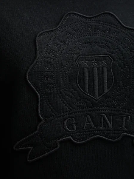 Hanorac crewneck Gant negru