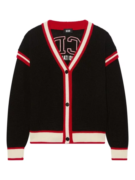 Cardigan Gcds de lână negru