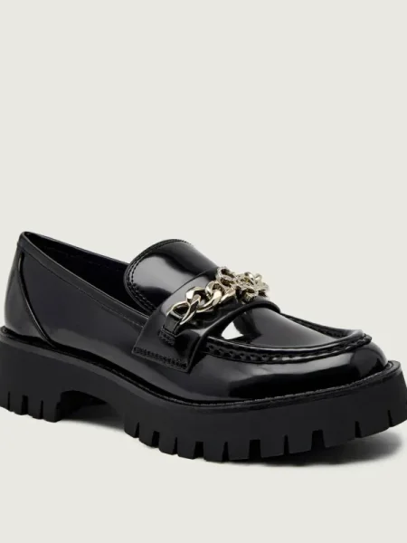Pantofi loafer Guess negru