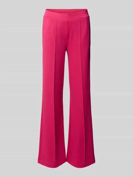 Smith & Soul Spodnie Z Materiału Typu Marlene pink różowe