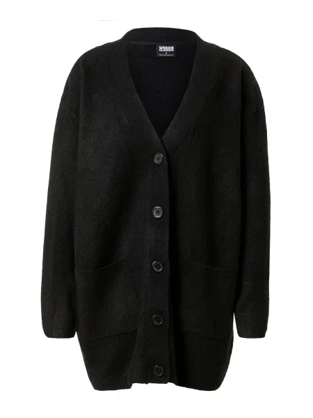 Urban Classics Geacă tricotată negru