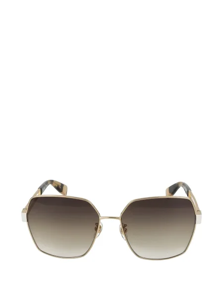 Kvadratne sunčane naočale Furla zlatna