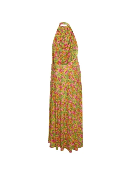 Rochie maxi Magda Butrym cu model floral cu imagine galben