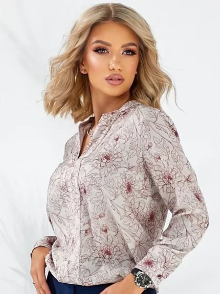 Блузка Ladylike серая