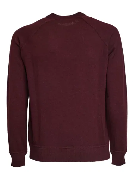 Hanorac crewneck Filippo De Laurentiis cu decolteu rotund roșu