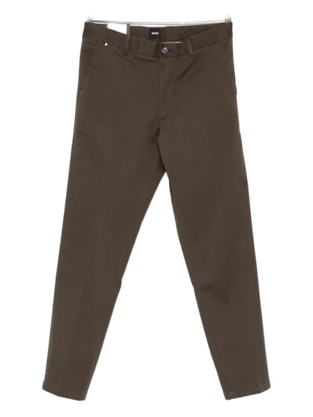 Разтягам chino панталони Boss кафяво