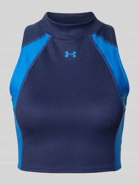 Top Under Armour z autografem niebieski