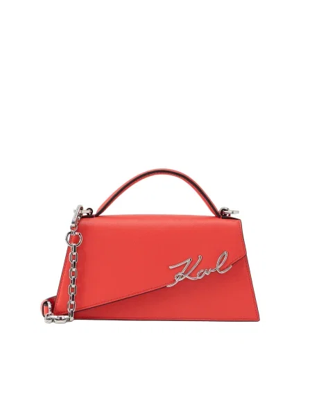 Karl Lagerfeld Torba za čez ramo temno oranžna