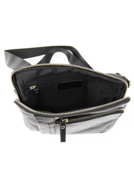 Кожаная сумка Royalbag черная