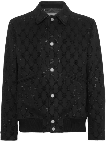 Geacă bomber Philipp Plein negru