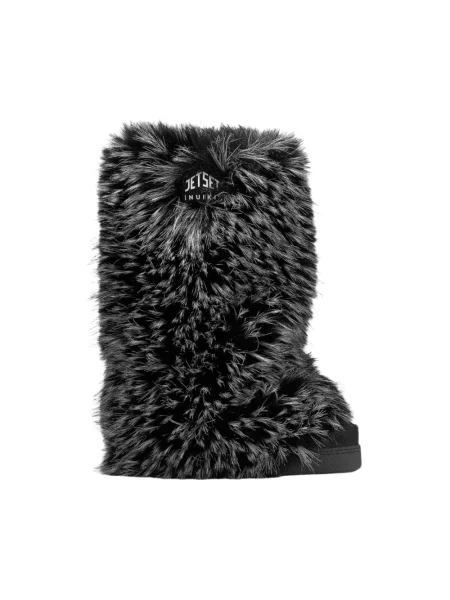 Botki Inuikii wełniane czarne