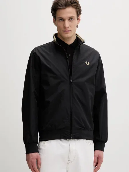 Fred Perry geacă The Brentham Jacket negru