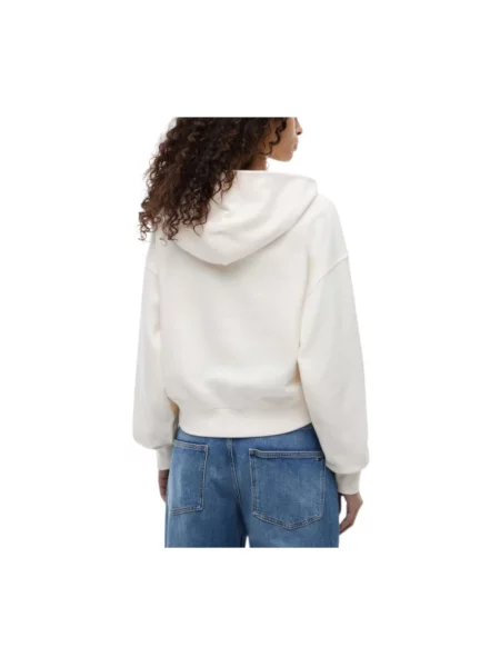 Bluza z kapturem Tommy Hilfiger z kapturem beżowa