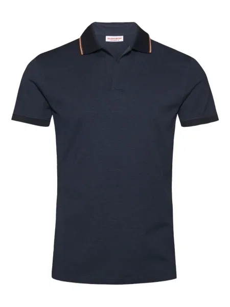 Tricou Orlebar Brown cu dungi albastru