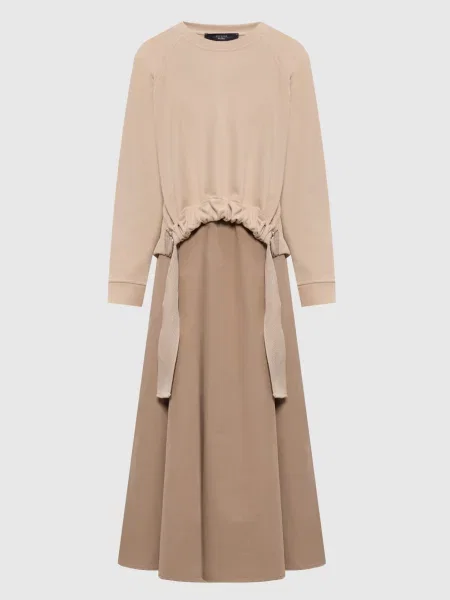 Сукня міді DESTINO Max Mara Weekend бежева