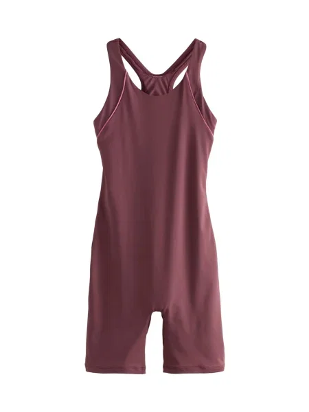 Next Costum de baie întreg roșu-violet roșu