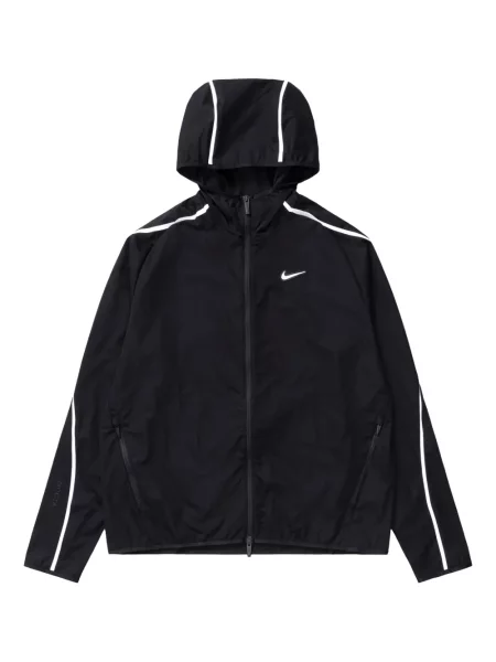 Ochelari de soare Nike cu cordon din jerseu cu imprimeu abstract gri