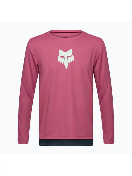 Gyerek kerékpáros hosszú ujjú póló Fox Racing Ranger Fox Head Jr berry. Méret: XL piros
