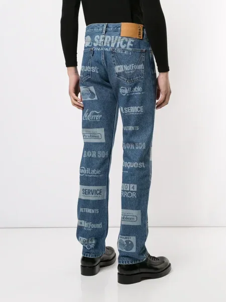 Blugi Vetements albastru