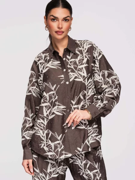 Ombre Halenka hnědá