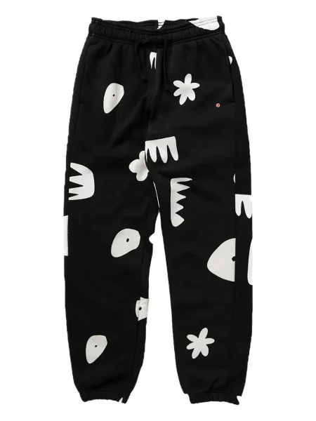 Pantaloni Jordan din fleece negru