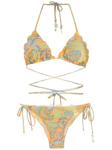 Bikini Amir Slama cu imagine portocaliu