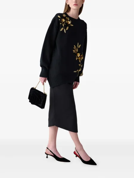 Fustă Carolina Herrera negru