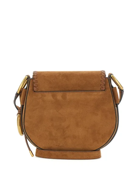 Duża kopertówka Michael Michael Kors koronkowa brązowa