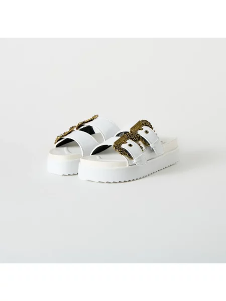 Versace Jeans Couture klapki białe