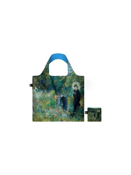Loqi Pierre-Auguste Renoir Woman with a Parasol in a Garden Recycled Bag Unisex Plecaki i torby LOQI PR.WP-One-size Size: One size zielony