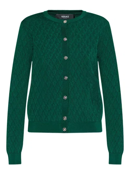 Cardigan Versace verde