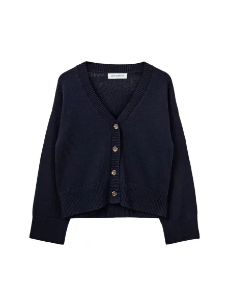 Sofie Schnoor Pletena jopa Kaja temno modra