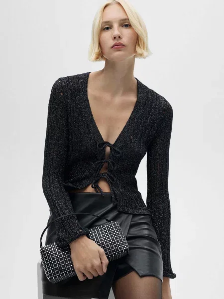 Кардиган MANGO чорний