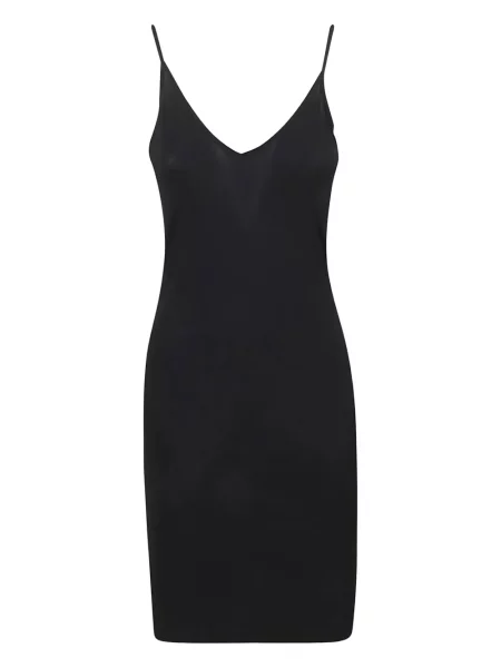 Rochie mini Jil Sander fără mâneci de costum negru