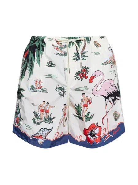 Kąpielówki Dsquared2 beżowe