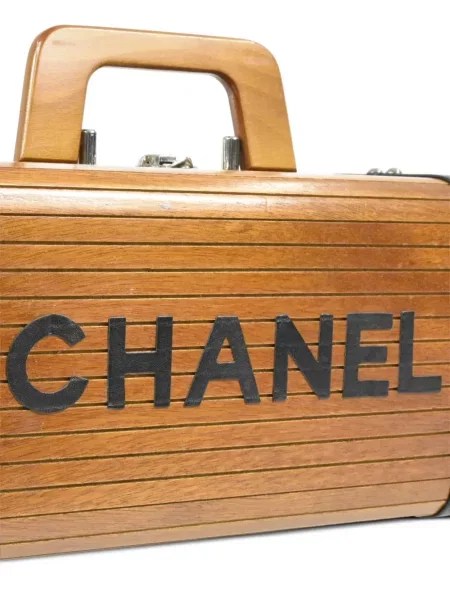 Kabelka Chanel Pre-owned s autogramem hnědá