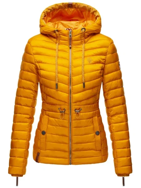 MARIKOO Prechodná bunda Aniyaa zlatá žltá