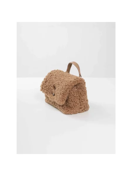 Torebka Zanellato typu teddy brązowa