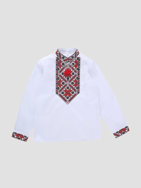 Детская рубашка Yuki белая