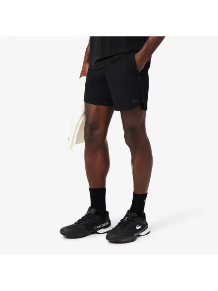 Lacoste Szorty Relaxed Fit czarne