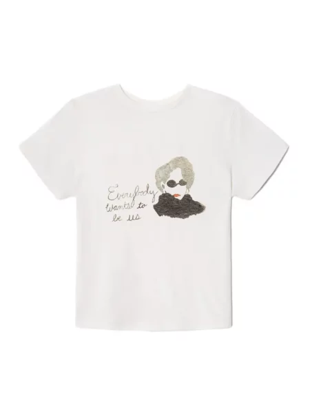 Tricou Re/done cu imagine clasic alb