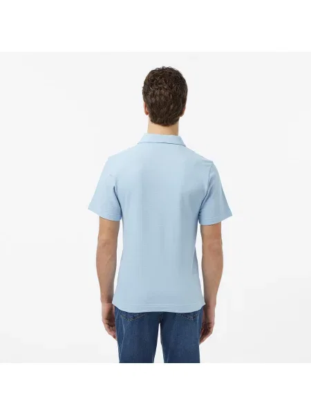 Классическое поло Lacoste голубое
